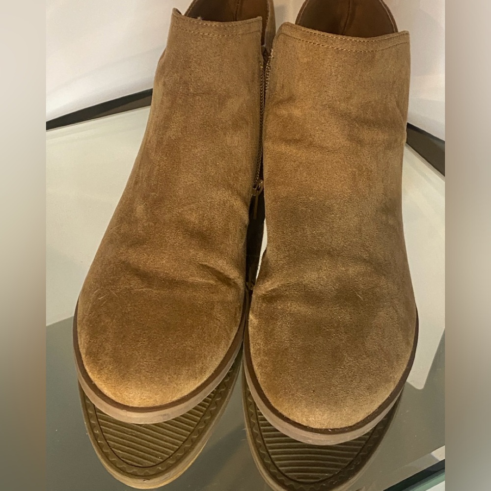 Suede Booties, 9. TIME & TRU